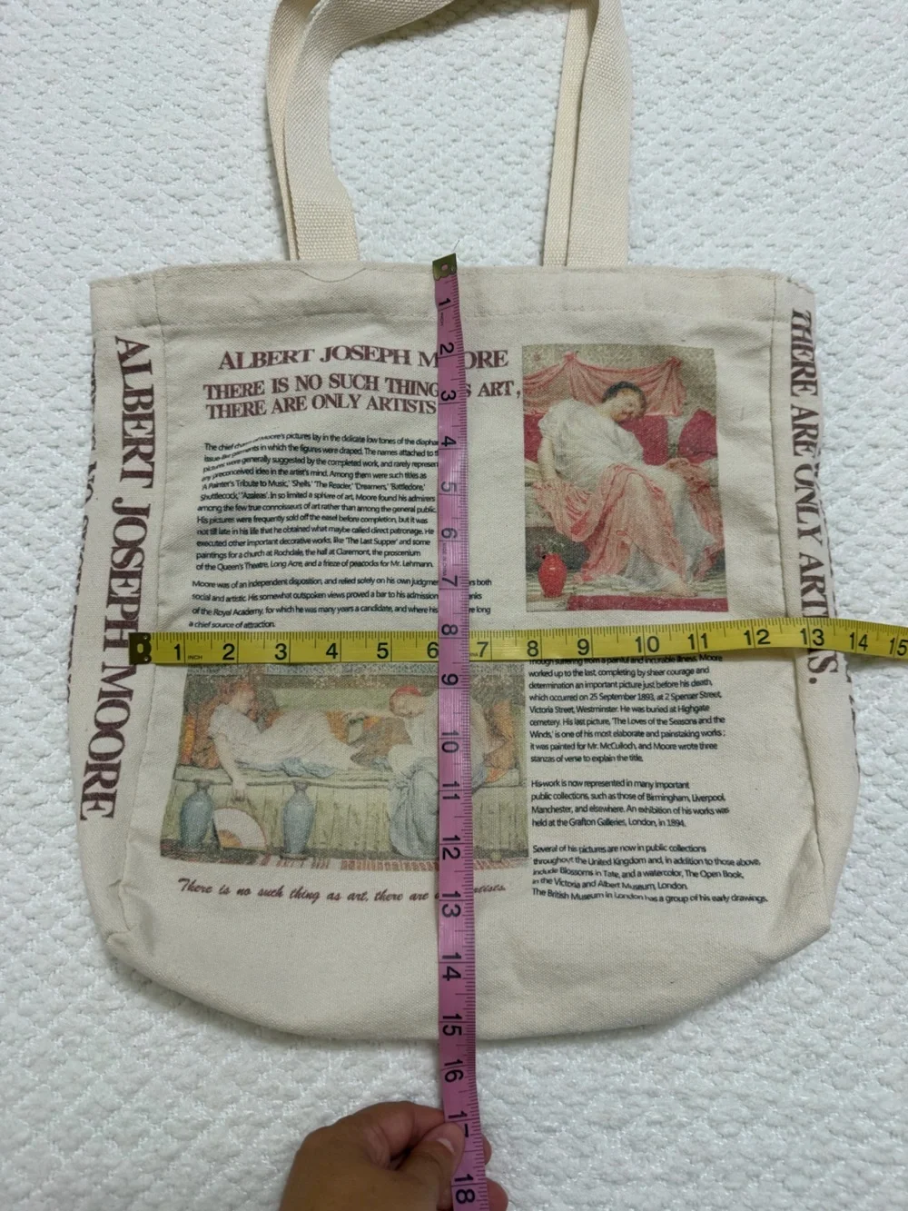 Albert Joseph Moore Canvas Tote Bag